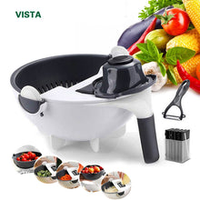 Load image into Gallery viewer, 9 in 1 Mandoline Slicer Vegetable Slicer Potato Peeler Carrot Onion Grater with Strainer Kitchen